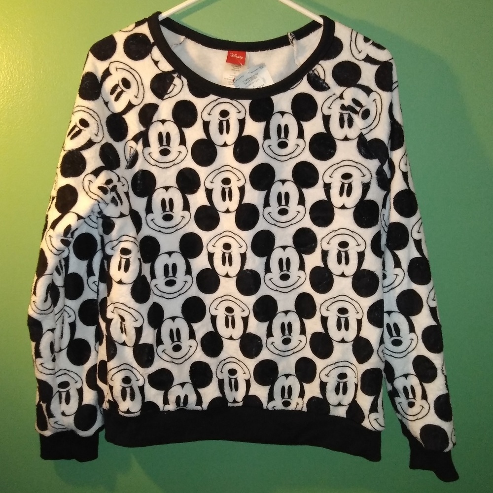 New, Authentic Disney Mickey Mouse fleece sweater